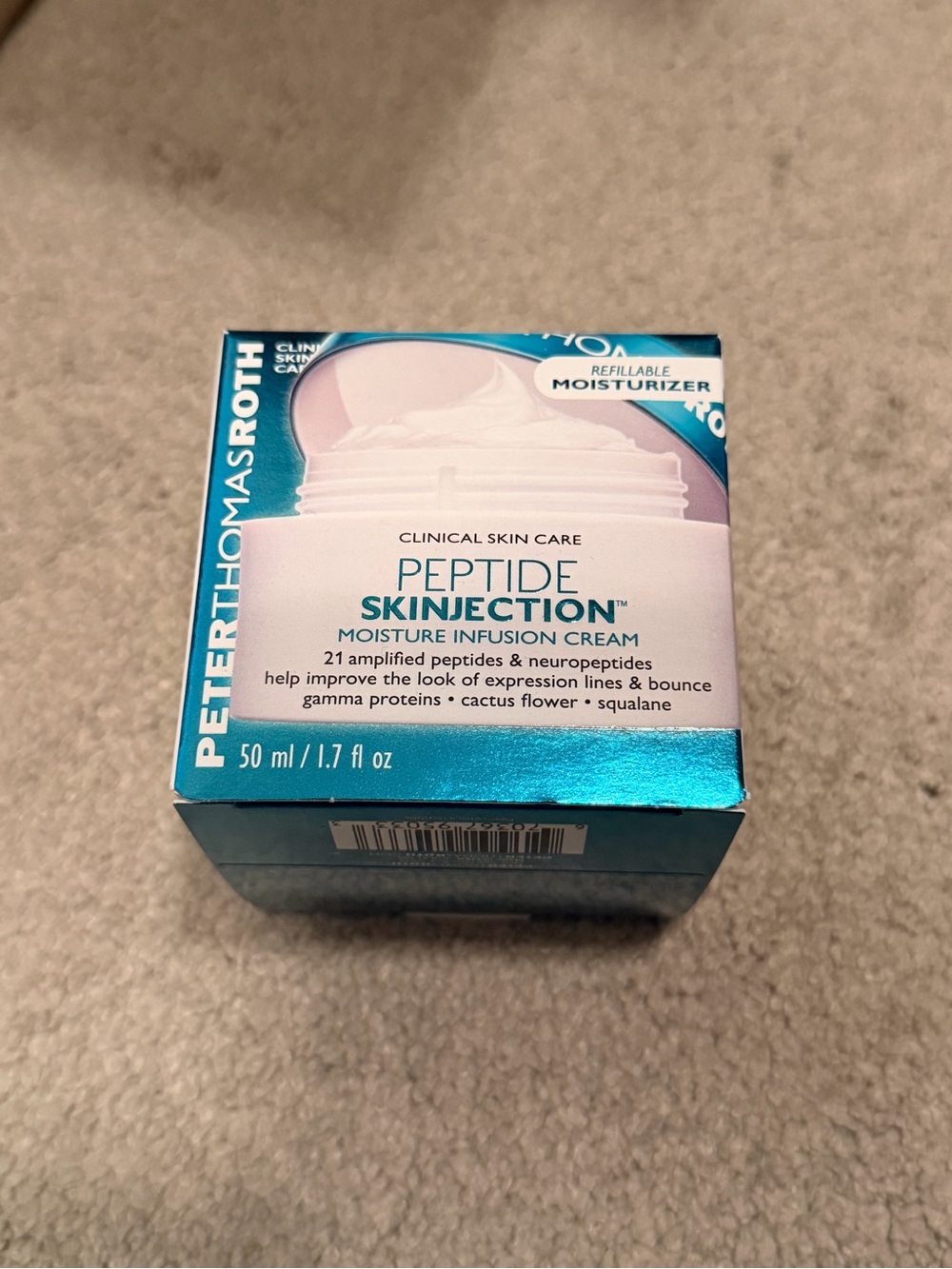 Peter Thomas Roth Peptide Skinjection Moisture Infusion Cream - NEW